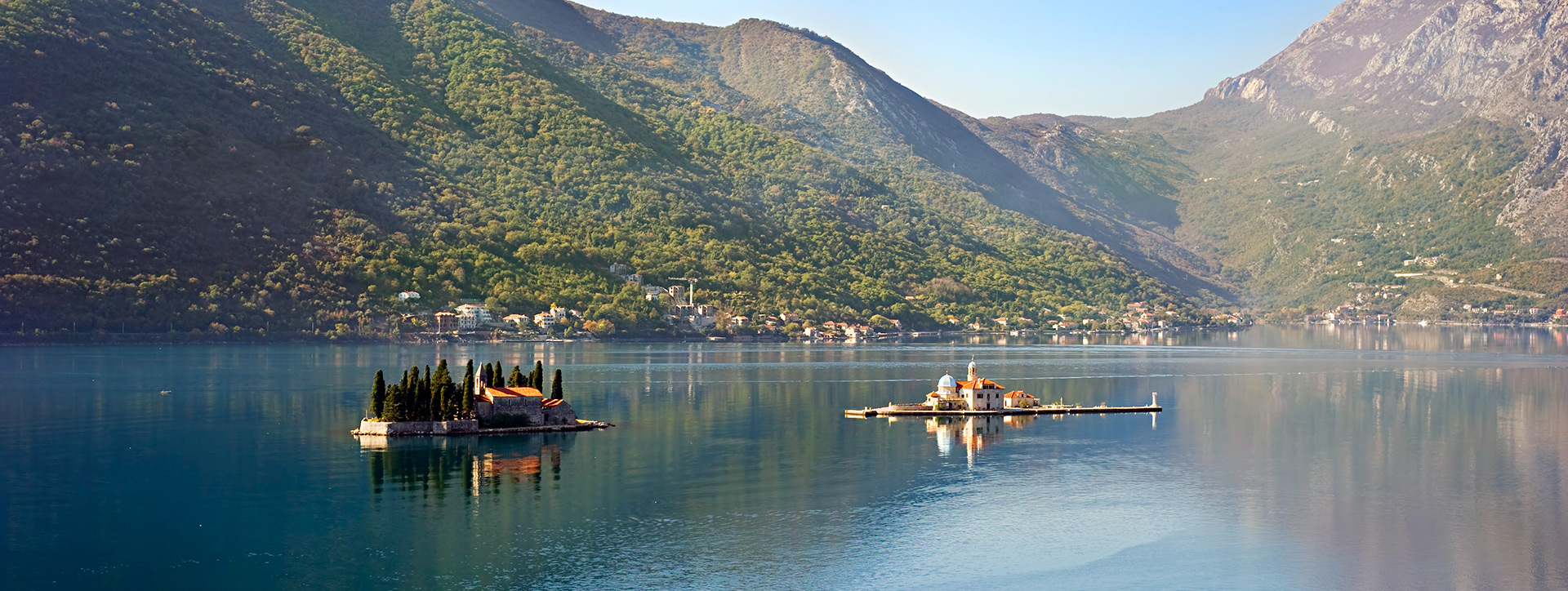 The Islands of St. George and Virgin on the Reef, opposite Perast, Montenegro