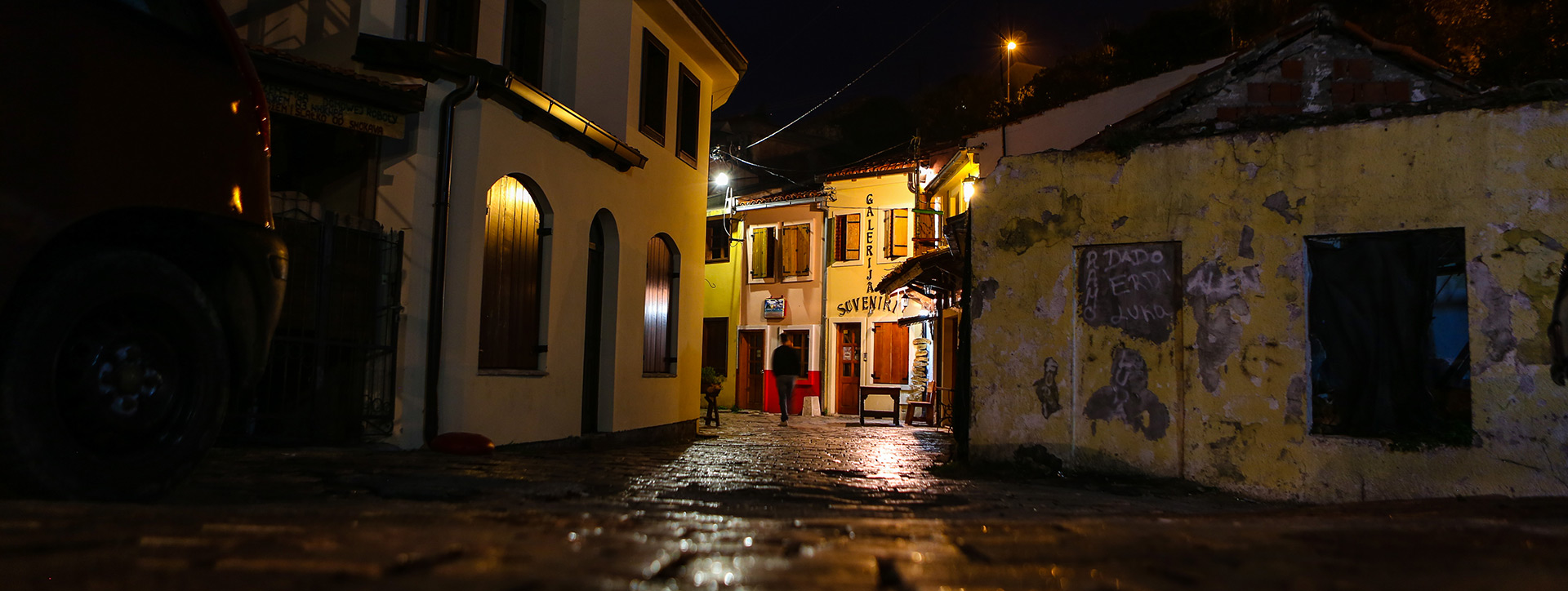 Evening streets, Bar, Montenegro