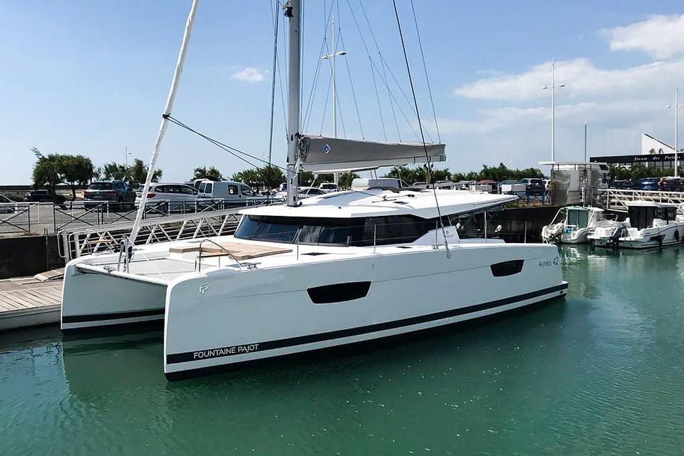 New sailing catamaran Astrea 42 Fountaine Pajot available for booking. Per week, from: