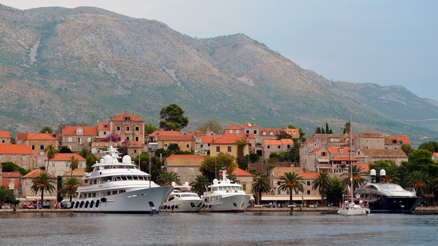 Yacht parking, Cavtat, Croatia