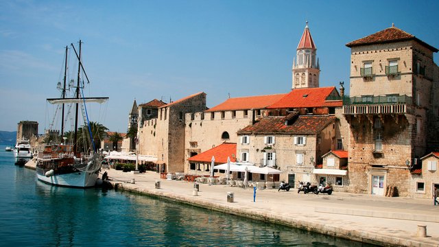 City promenade in the Old town, Trogir, Croatia - SimpleSail sailing routes