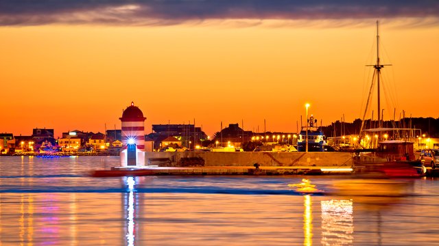 The harbour in the evening light, Zadar, Croatia - Adriatic sailing routes of SimpleSail