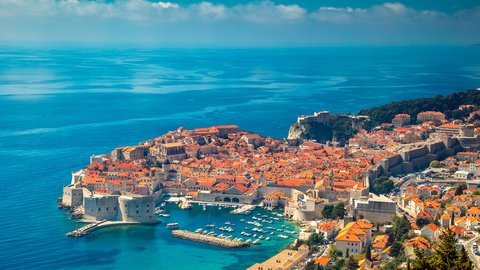 Old town and harbour, Dubrovnik, Croatia - Croatian waters SimpleSail sailing routes